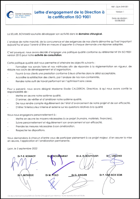 démarche iso